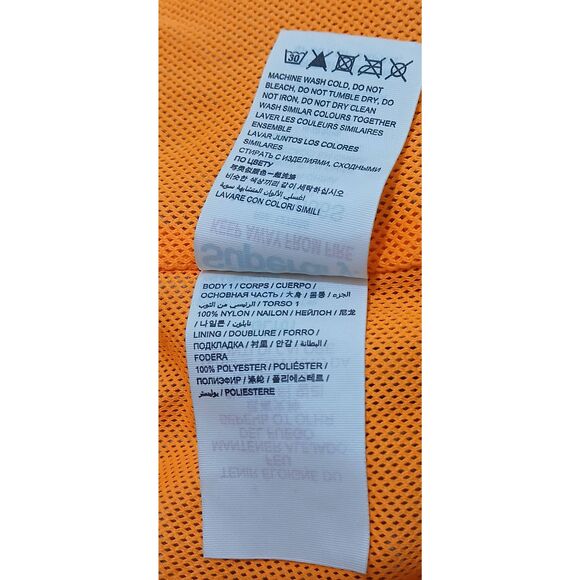 Superdry mens xl tough strong windbreaker nylon jacket navy blue - Picture 8 of 8